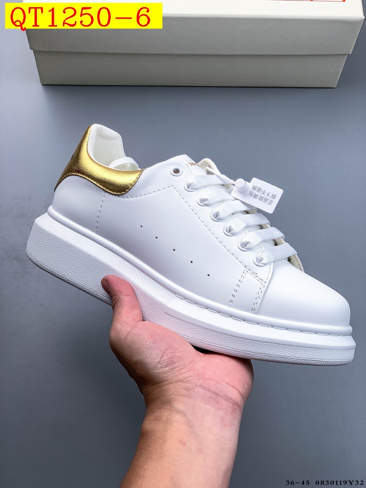 62$ Top Quality Alexander McQueen Real Leather Size 36-45 234200 QT1250 gallery