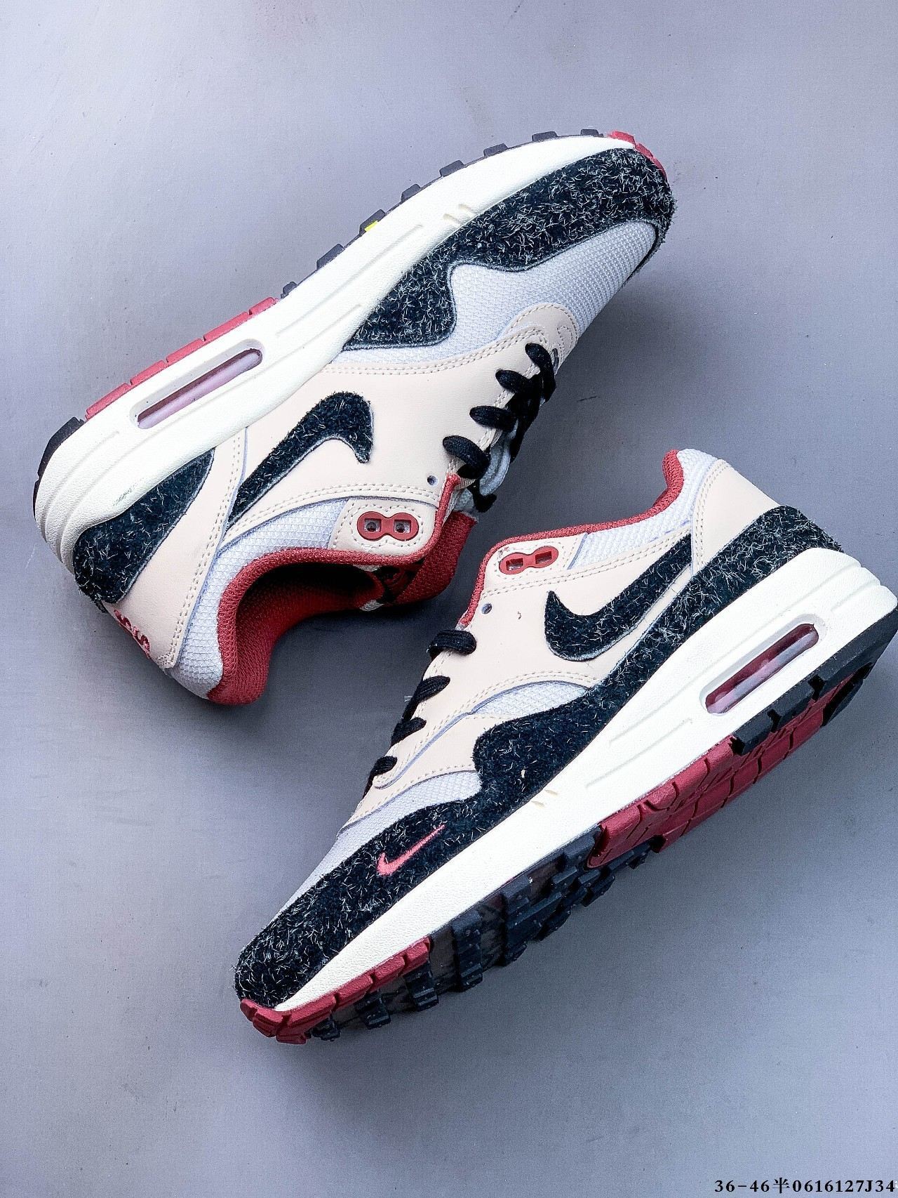 62$ Top Quality Nike Nike Air Max 1-87 size 36-45 half 032470 QT334 gallery