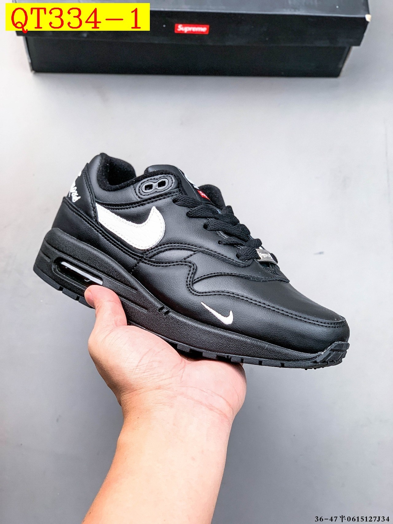 62$ Top Quality Nike Nike Air Max 1-87 size 36-45 half 032470 QT334 gallery