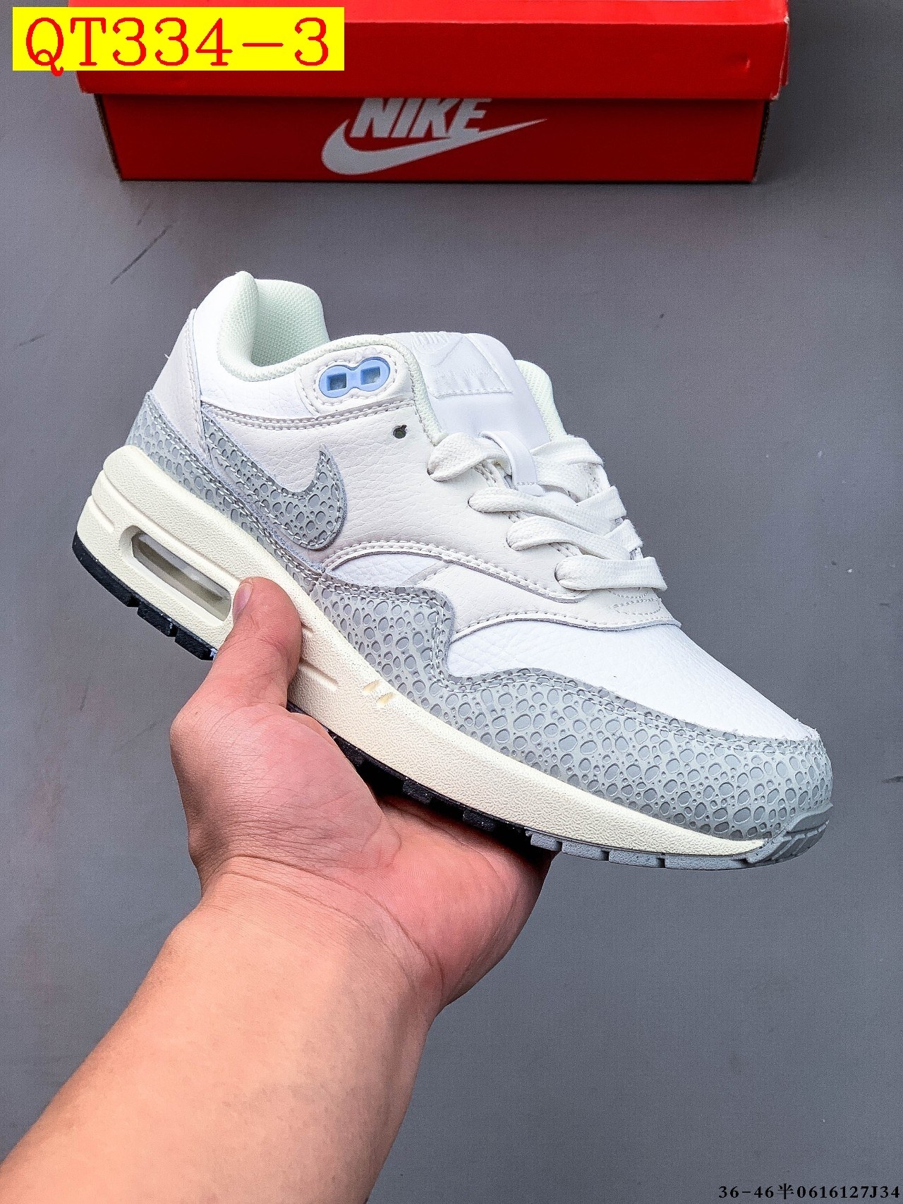 62$ Top Quality Nike Nike Air Max 1-87 size 36-45 half 032470 QT334 gallery