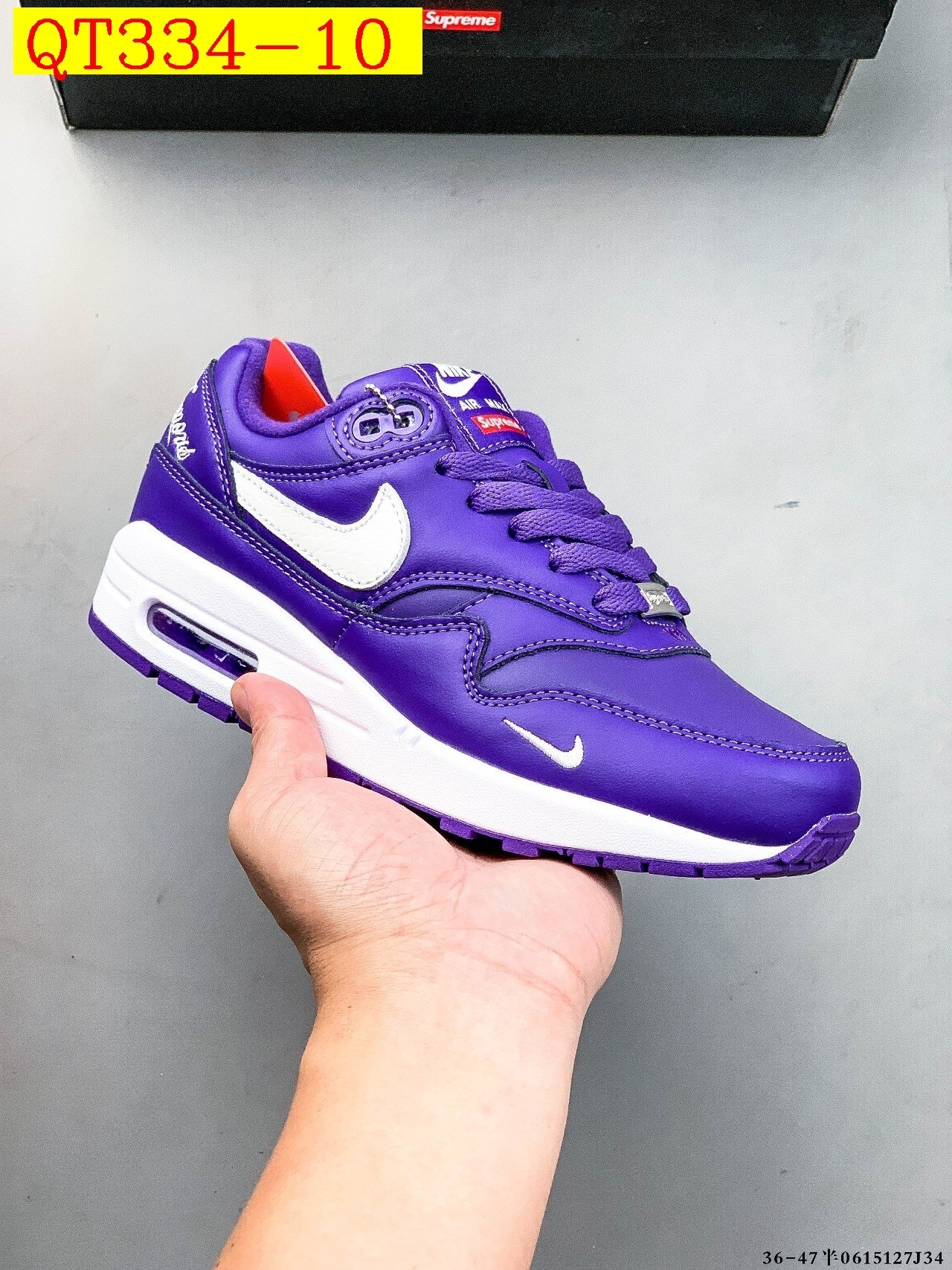 62$ Top Quality Nike Nike Air Max 1-87 size 36-45 half 032470 QT334 gallery
