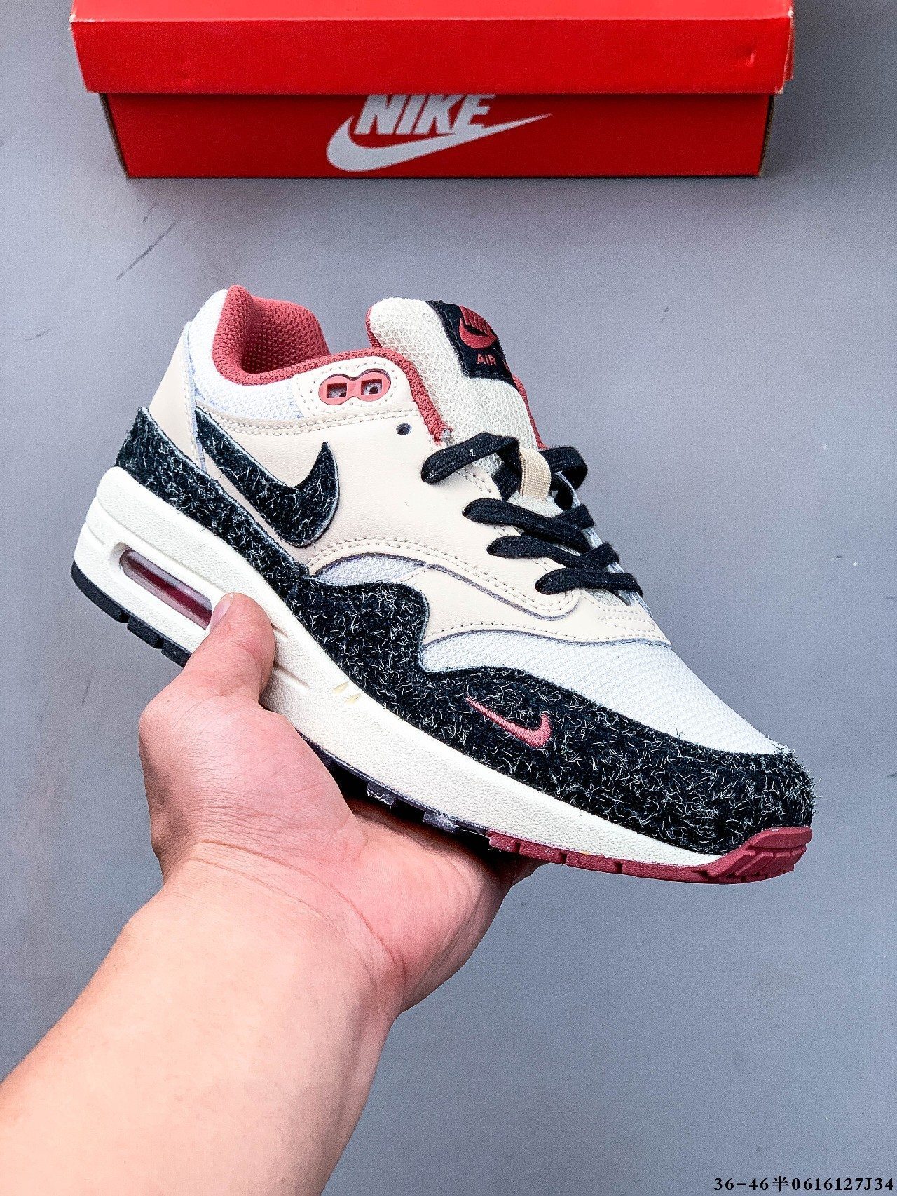 62$ Top Quality Nike Nike Air Max 1-87 size 36-45 half 032470 QT334 gallery