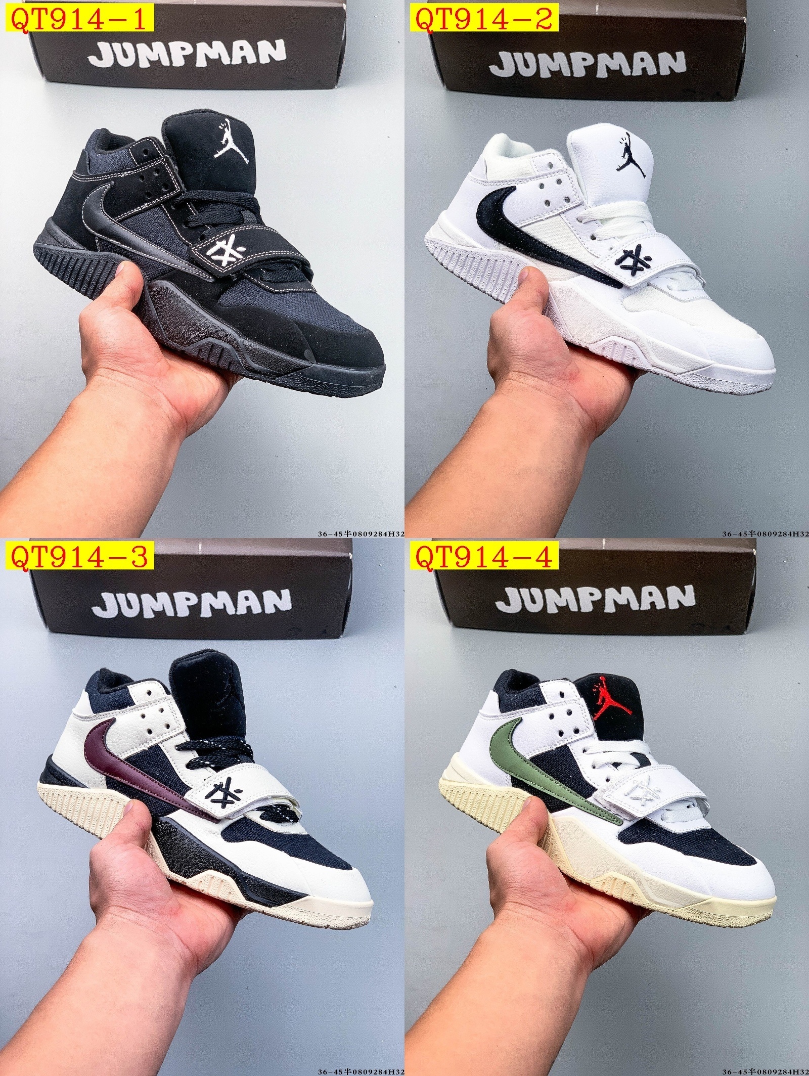 62$ Travis Scott x Nike Air Jordan Cut The Check size 36-45 half 939230 QT914 gallery