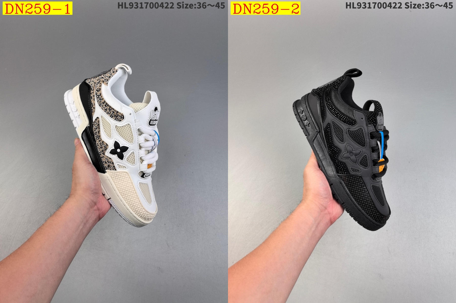 62$ dh Louis Vuitton Trainer Sneaker Low size 36-45 13245046322 DN259 gallery