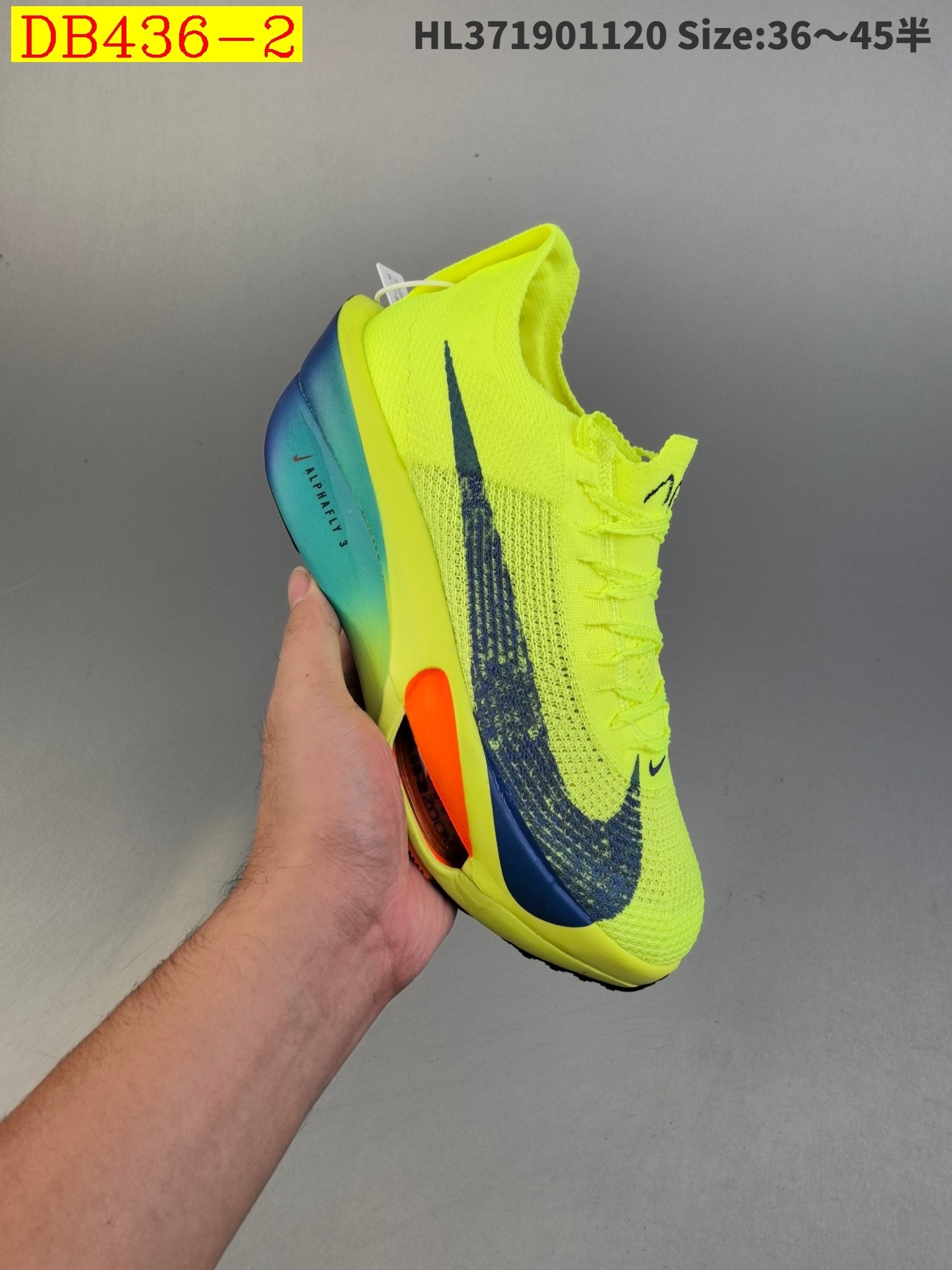 63$ new_dh Nike Air Zoom Alphafly NEXT  3 2024 size 36-45 53281046105 DB436 gallery