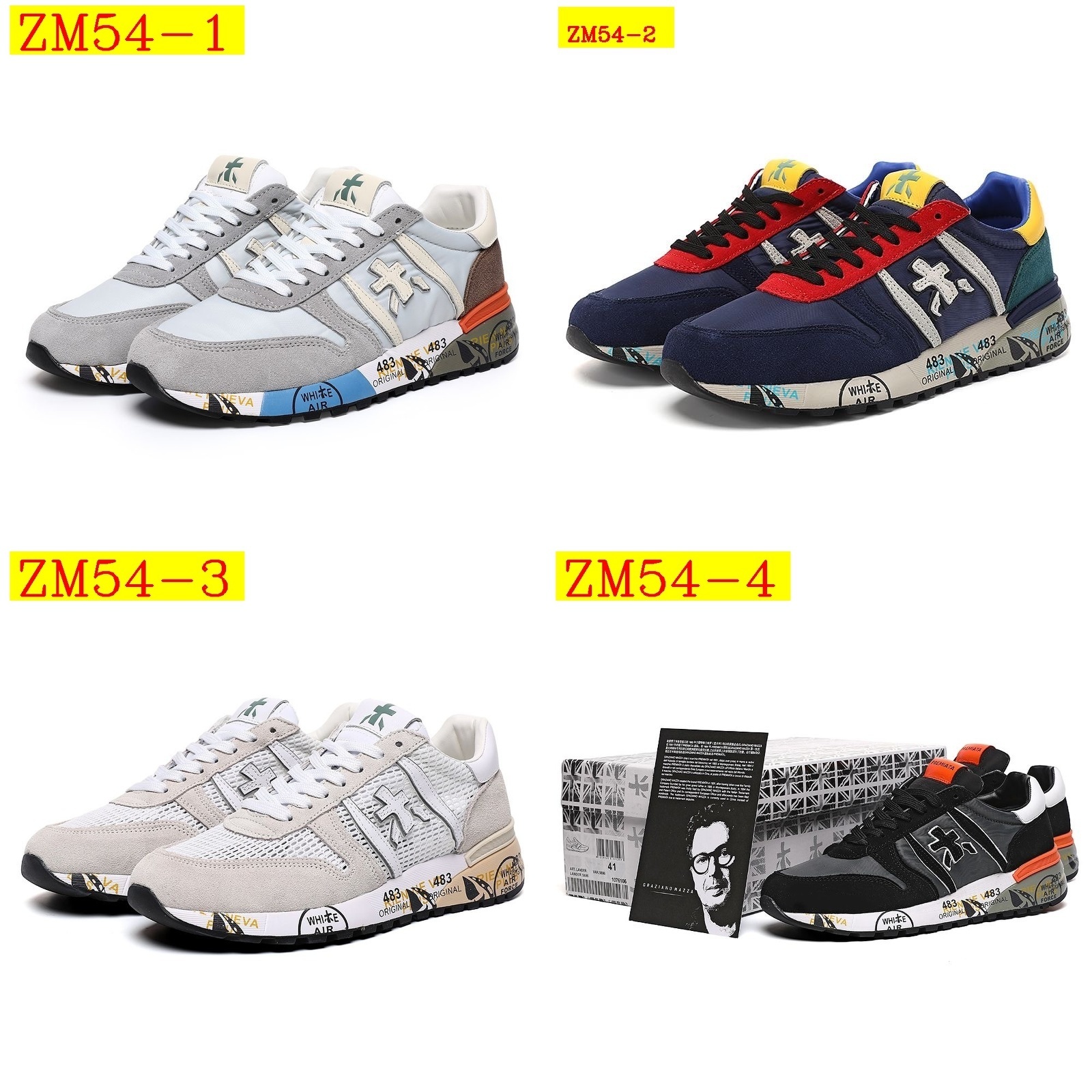 64$ Premiyda Shoes Size 38-45 636510 ZM54 gallery