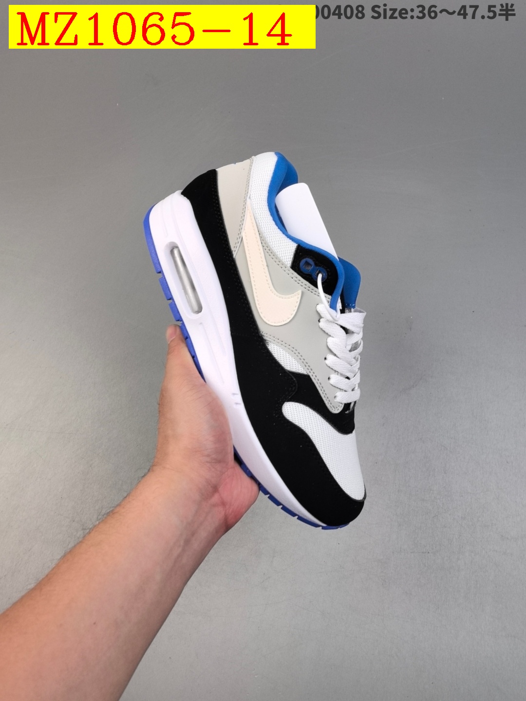 64$ Top Quality Nike Air Max 1 size 36-46 half 332650 MZ1065 gallery
