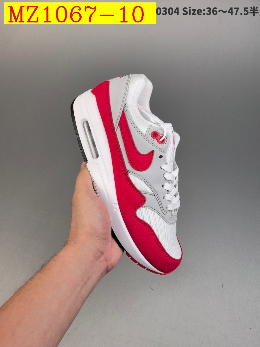 64$ Top Quality Nike Air Max 1 size 36-46 half 432650 MZ1067 gallery