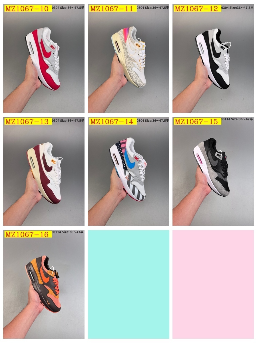 64$ Top Quality Nike Air Max 1 size 36-46 half 432650 MZ1067 gallery