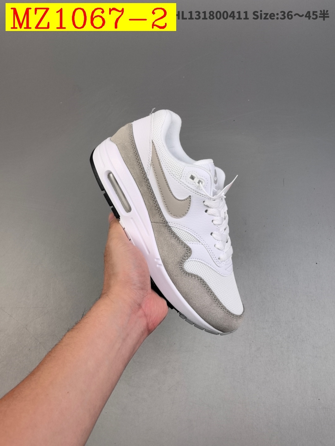 64$ Top Quality Nike Air Max 1 size 36-46 half 432650 MZ1067 gallery