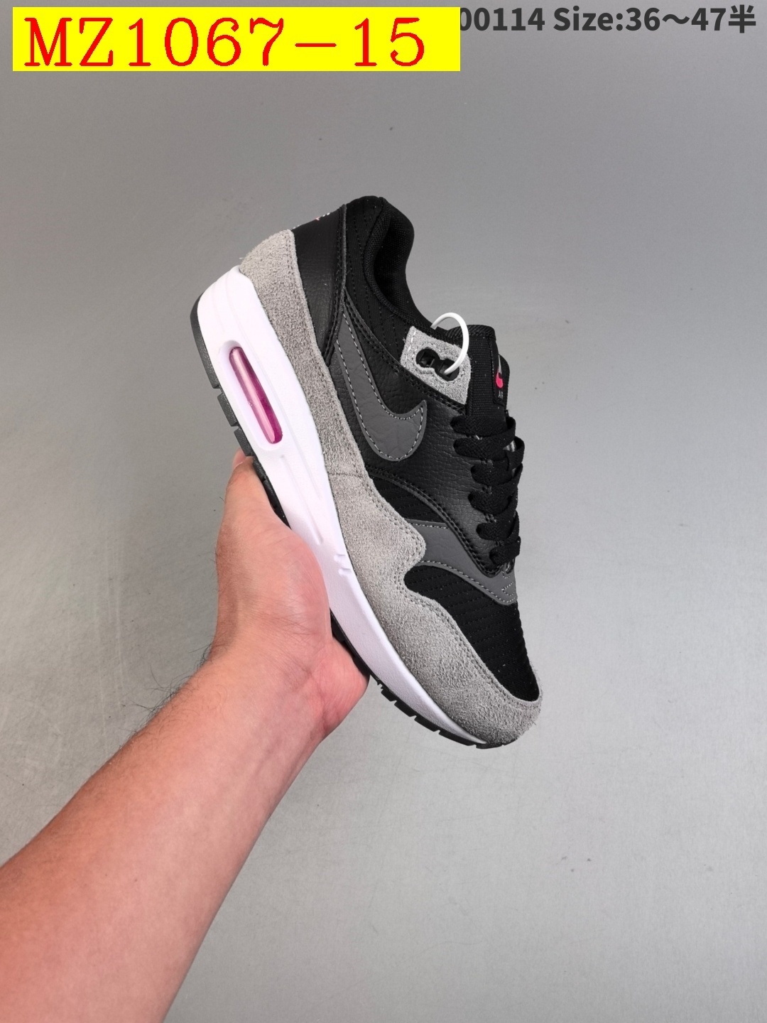 64$ Top Quality Nike Air Max 1 size 36-46 half 432650 MZ1067 gallery