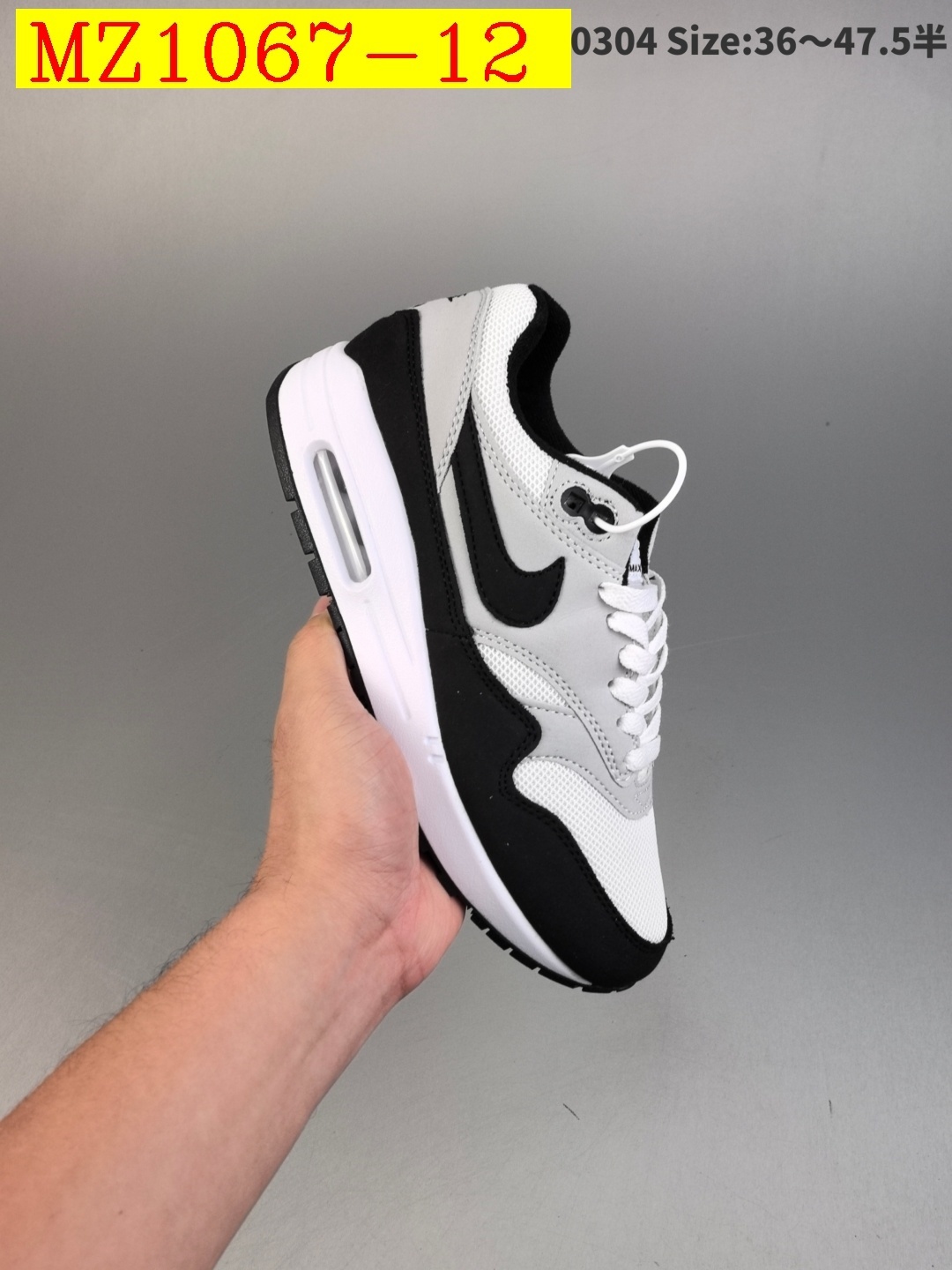 64$ Top Quality Nike Air Max 1 size 36-46 half 432650 MZ1067 gallery