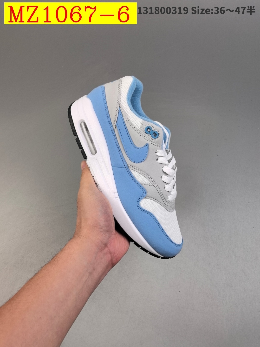 64$ Top Quality Nike Air Max 1 size 36-46 half 432650 MZ1067 gallery