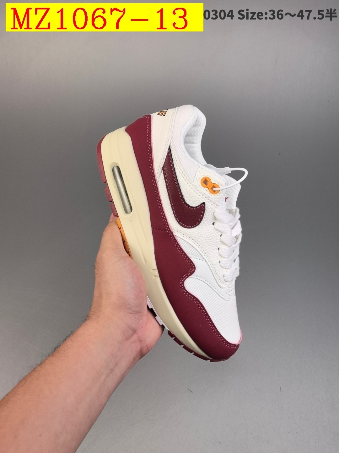 64$ Top Quality Nike Air Max 1 size 36-46 half 432650 MZ1067 gallery