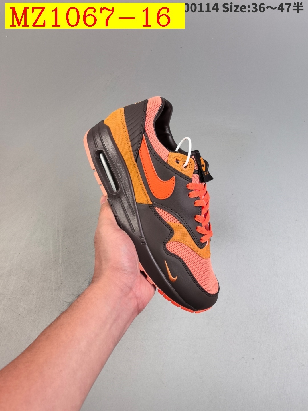 64$ Top Quality Nike Air Max 1 size 36-46 half 432650 MZ1067 gallery