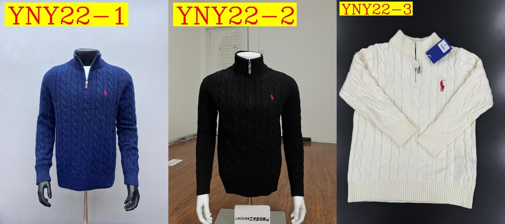 65$ Lauren Ralph sweater size S-XXL 730758 YNY22 gallery