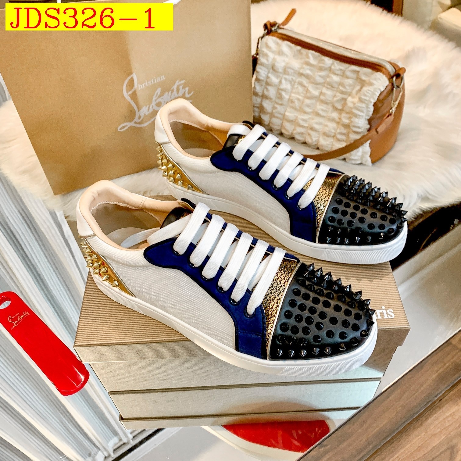 65$ dh christian louboutin size 35-47 63592046557 JDS326 gallery