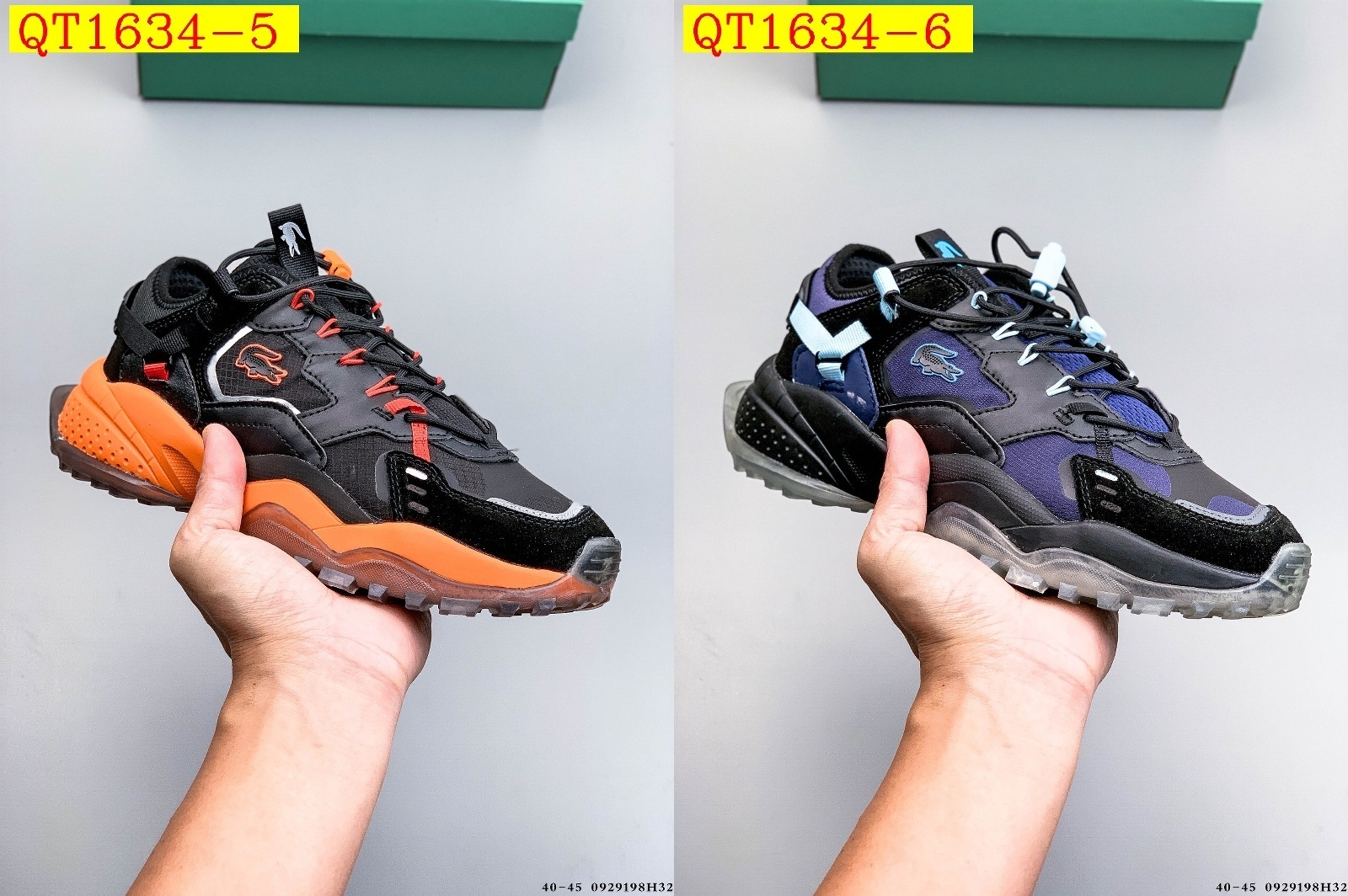 65$ lacoste L-Guard Breaker Size 36-45 half 639210 QT1634 gallery