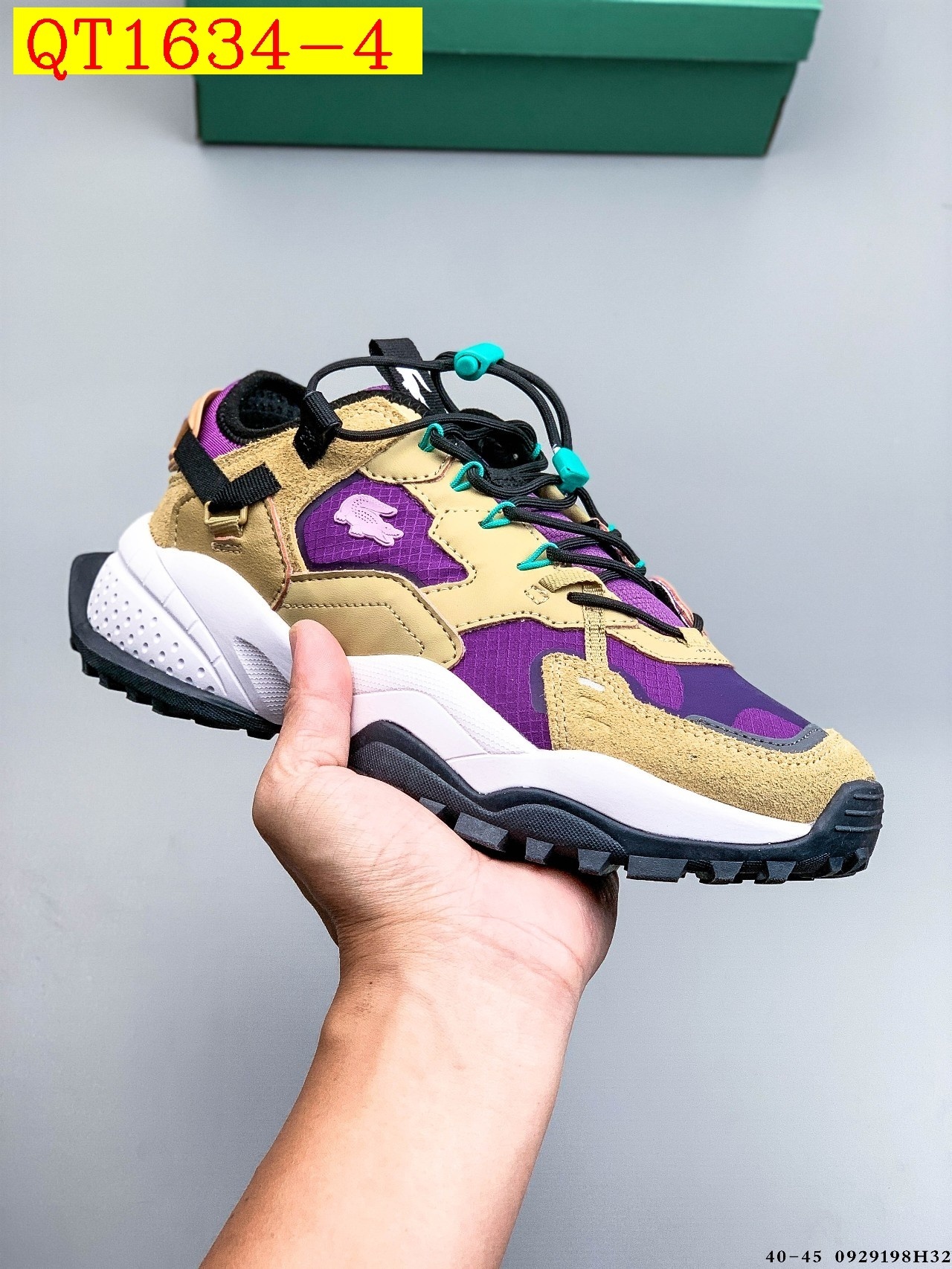 65$ lacoste L-Guard Breaker Size 36-45 half 639210 QT1634 gallery