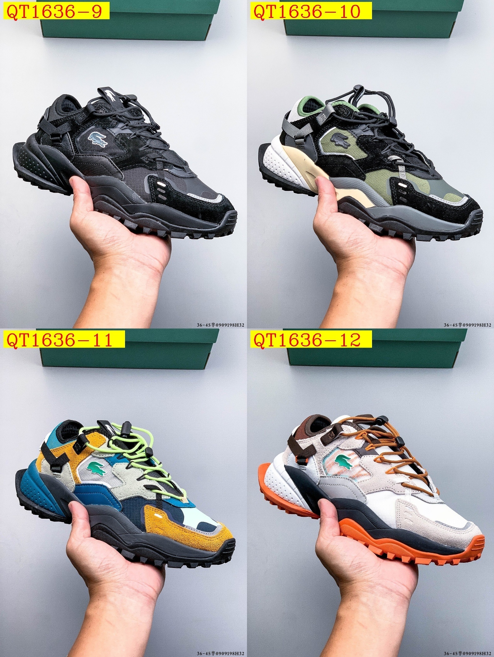 65$ lacoste L-Guard Breaker Size 36-45 half 931250 QT1636 gallery