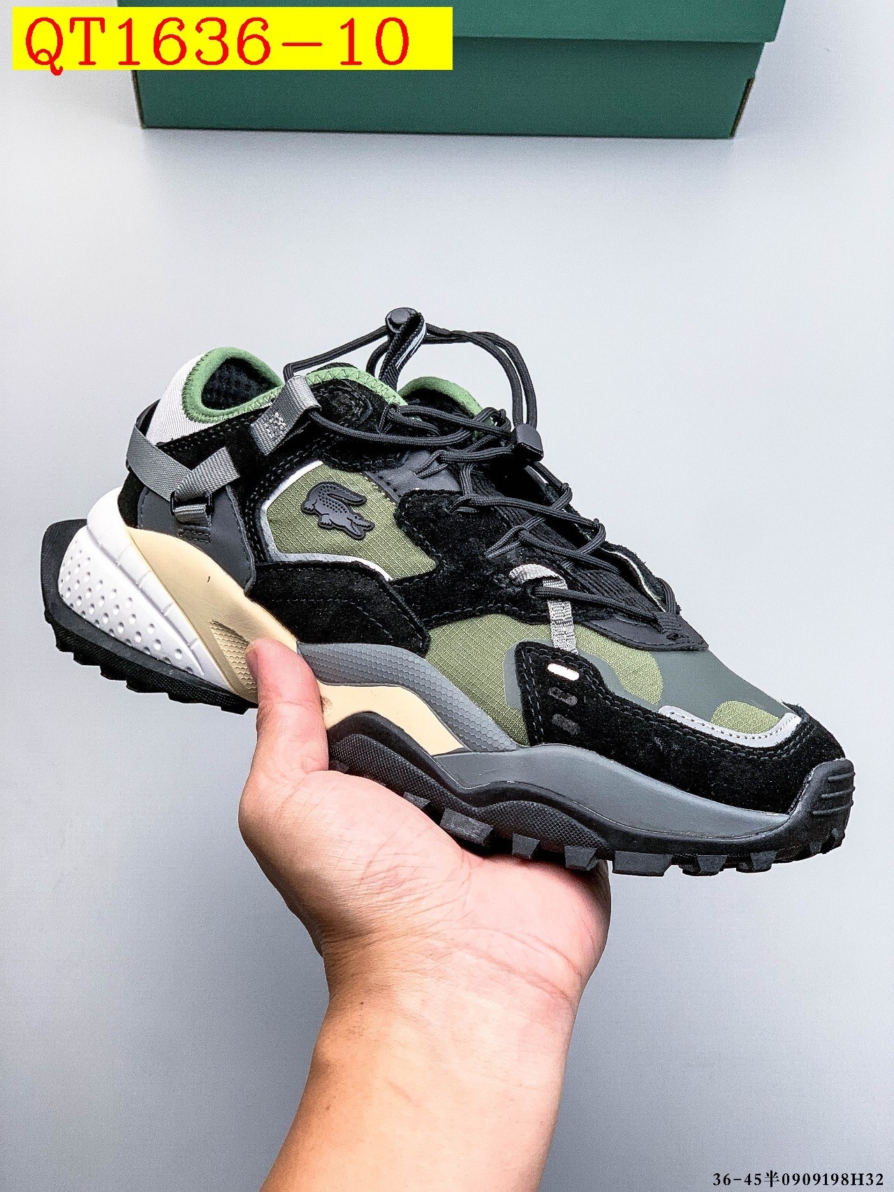 65$ lacoste L-Guard Breaker Size 36-45 half 931250 QT1636 gallery