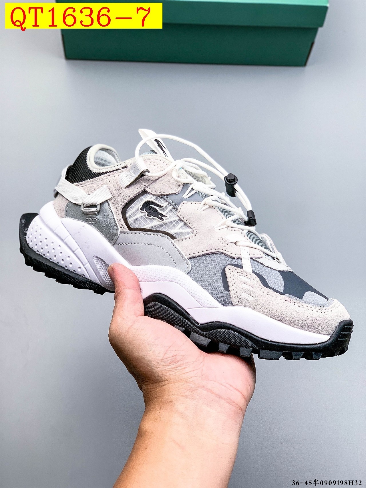 65$ lacoste L-Guard Breaker Size 36-45 half 931250 QT1636 gallery