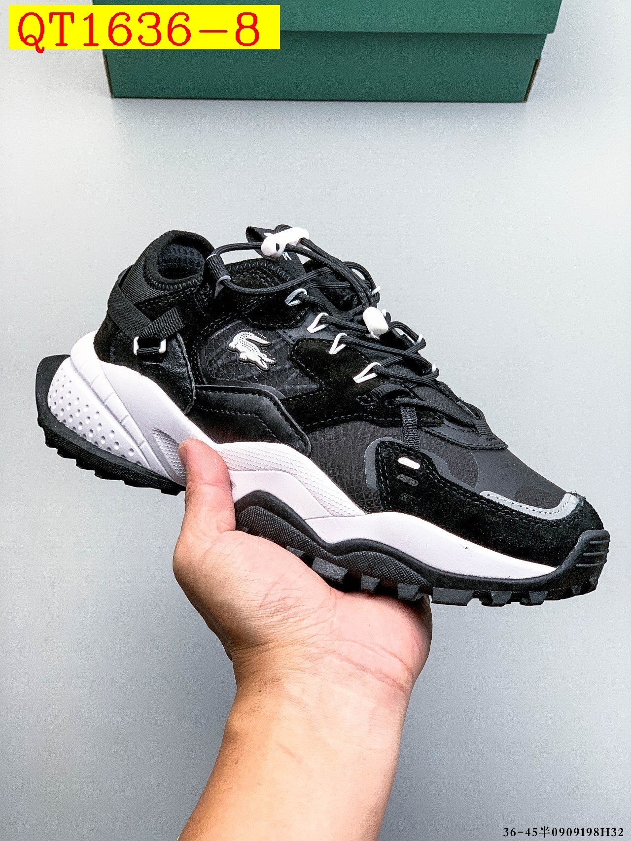 65$ lacoste L-Guard Breaker Size 36-45 half 931250 QT1636 gallery