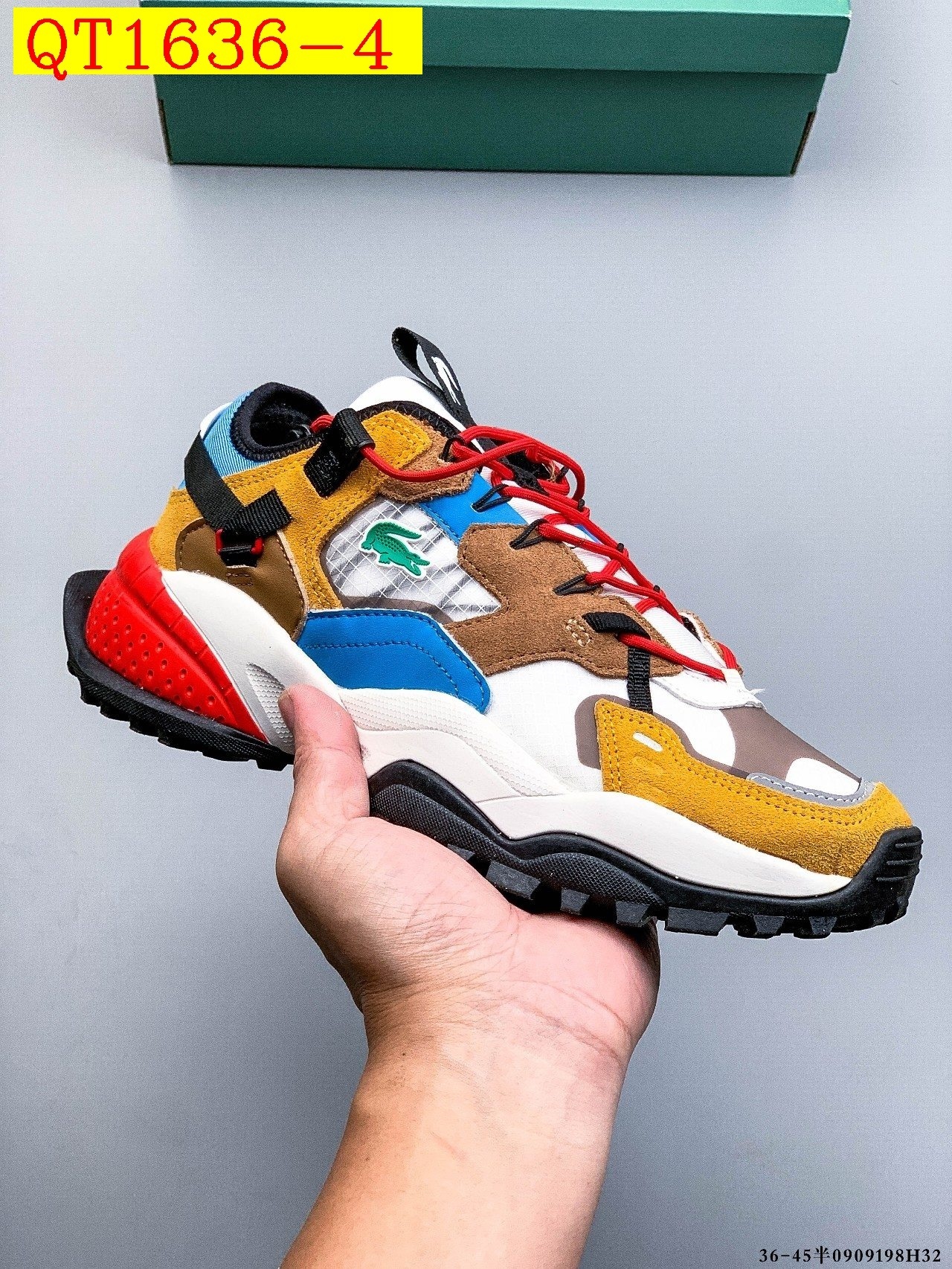 65$ lacoste L-Guard Breaker Size 36-45 half 931250 QT1636 gallery