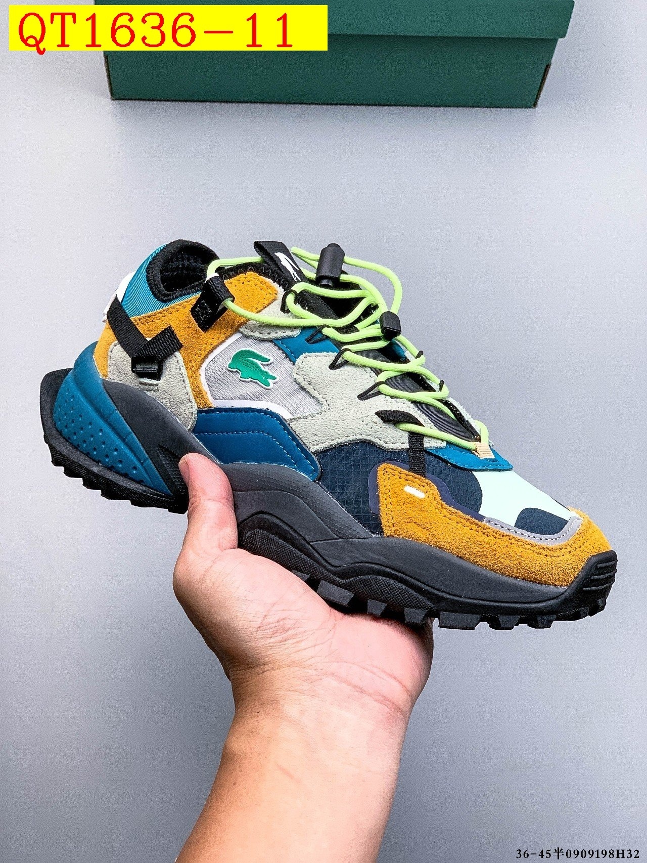 65$ lacoste L-Guard Breaker Size 36-45 half 931250 QT1636 gallery