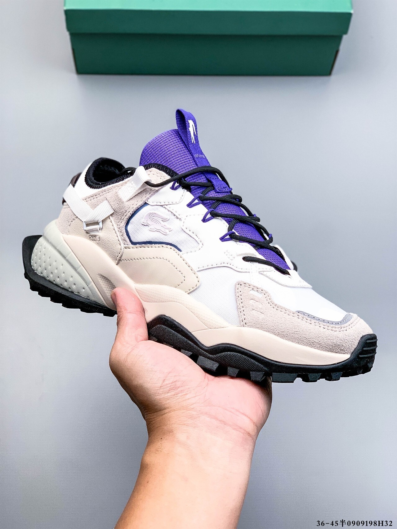 65$ lacoste L-Guard Breaker Size 36-45 half 931250 QT1636 gallery