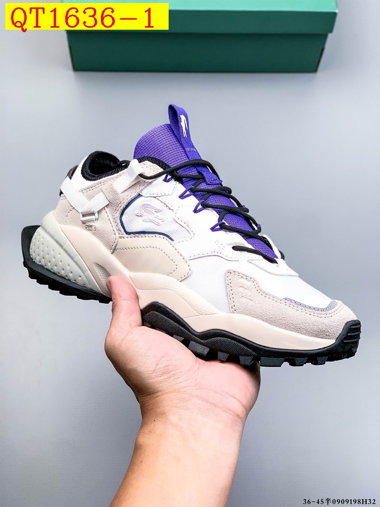 65$ lacoste L-Guard Breaker Size 36-45 half 931250 QT1636 gallery