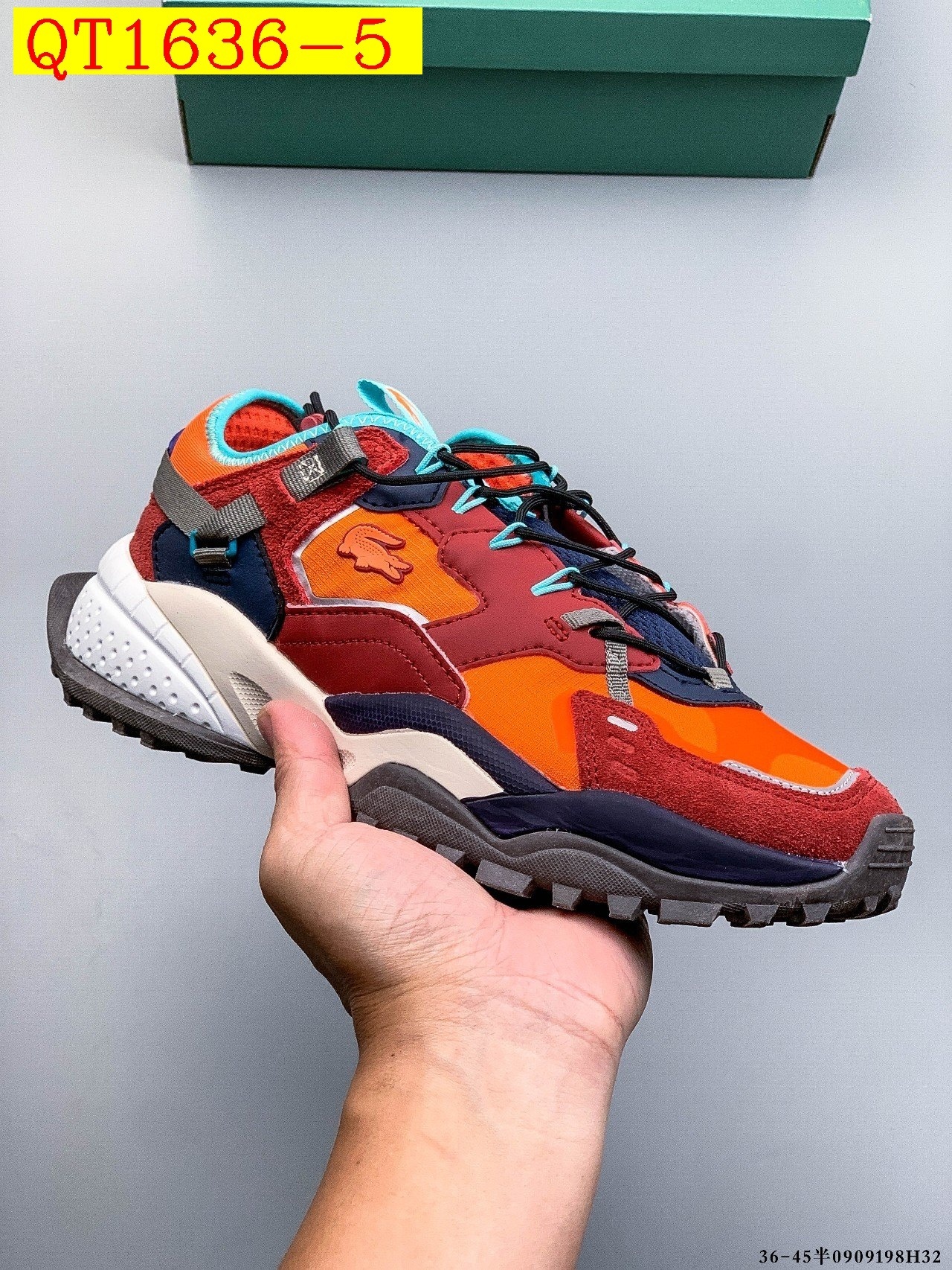 65$ lacoste L-Guard Breaker Size 36-45 half 931250 QT1636 gallery