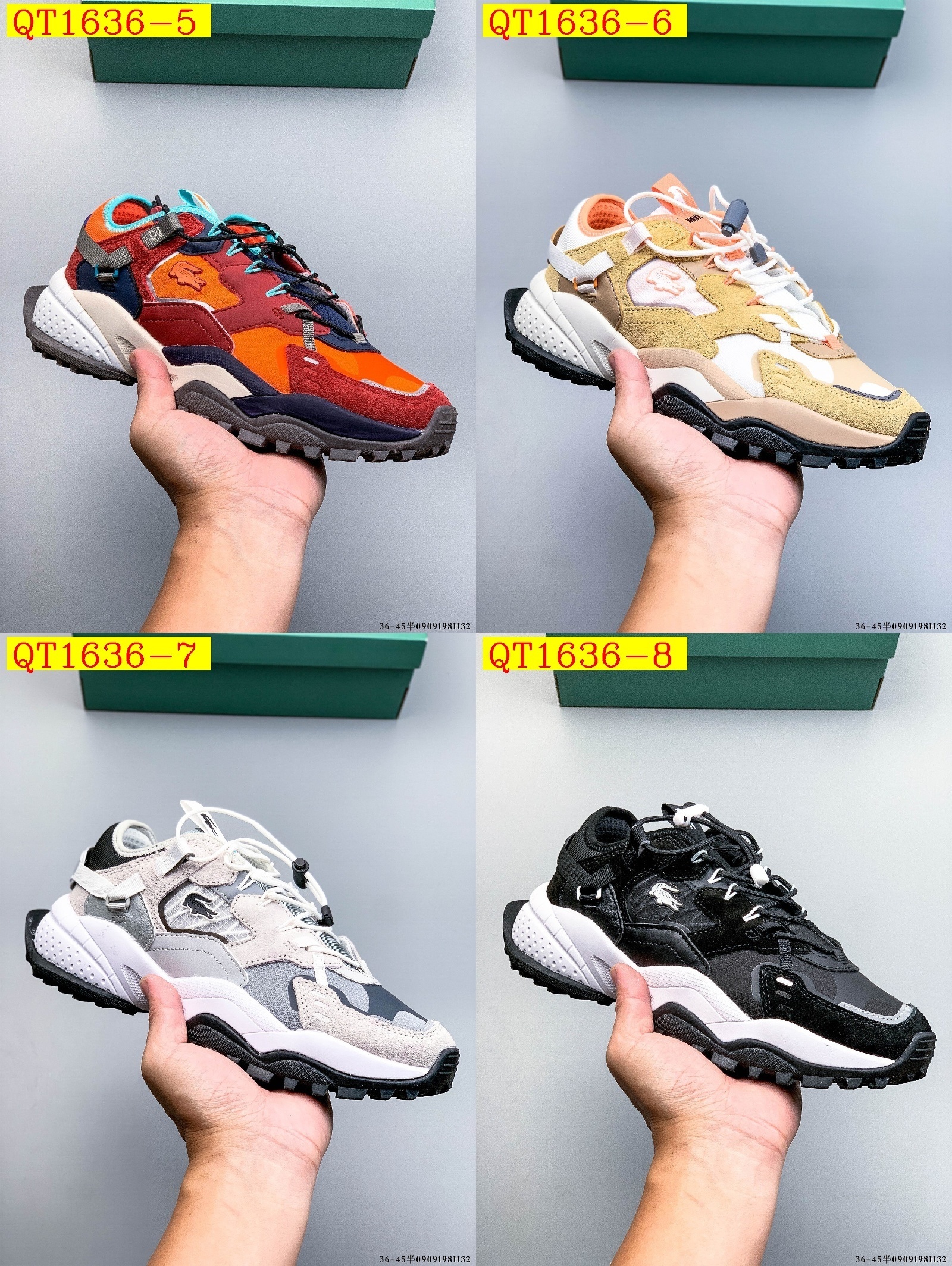 65$ lacoste L-Guard Breaker Size 36-45 half 931250 QT1636 gallery