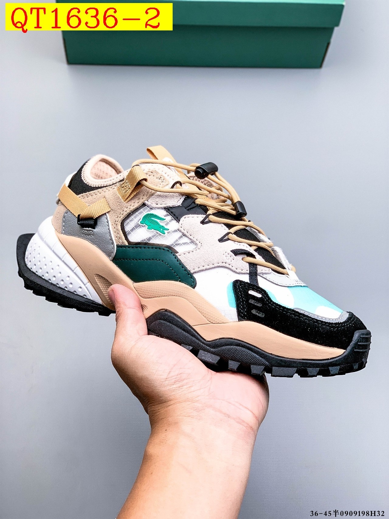 65$ lacoste L-Guard Breaker Size 36-45 half 931250 QT1636 gallery