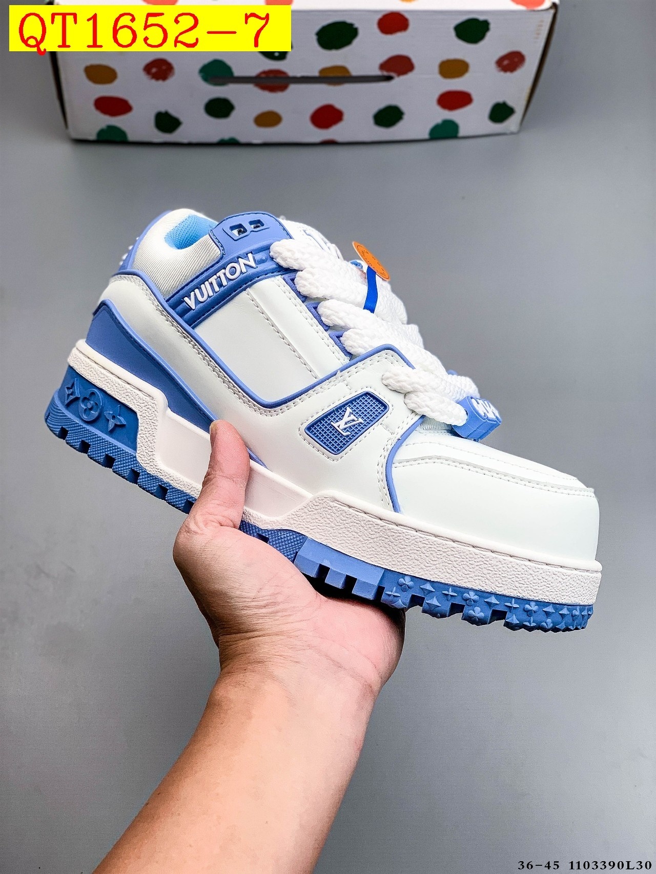 68$ Louis Vuitton LV Trainer Maxi Size 36-45 534020 QT1652 gallery