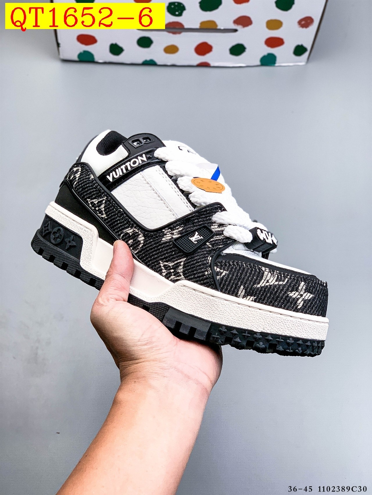 68$ Louis Vuitton LV Trainer Maxi Size 36-45 534020 QT1652 gallery