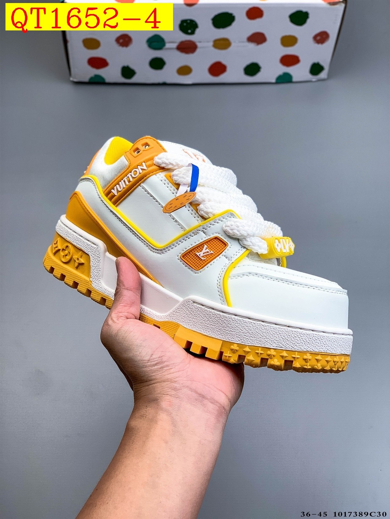 68$ Louis Vuitton LV Trainer Maxi Size 36-45 534020 QT1652 gallery