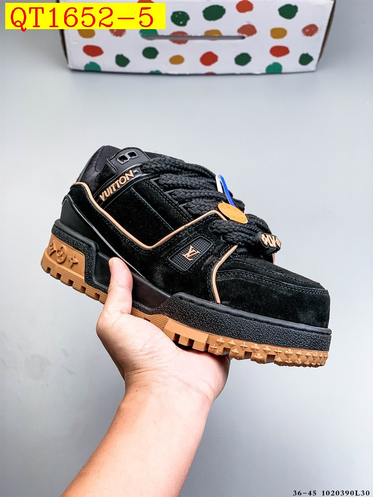 68$ Louis Vuitton LV Trainer Maxi Size 36-45 534020 QT1652 gallery