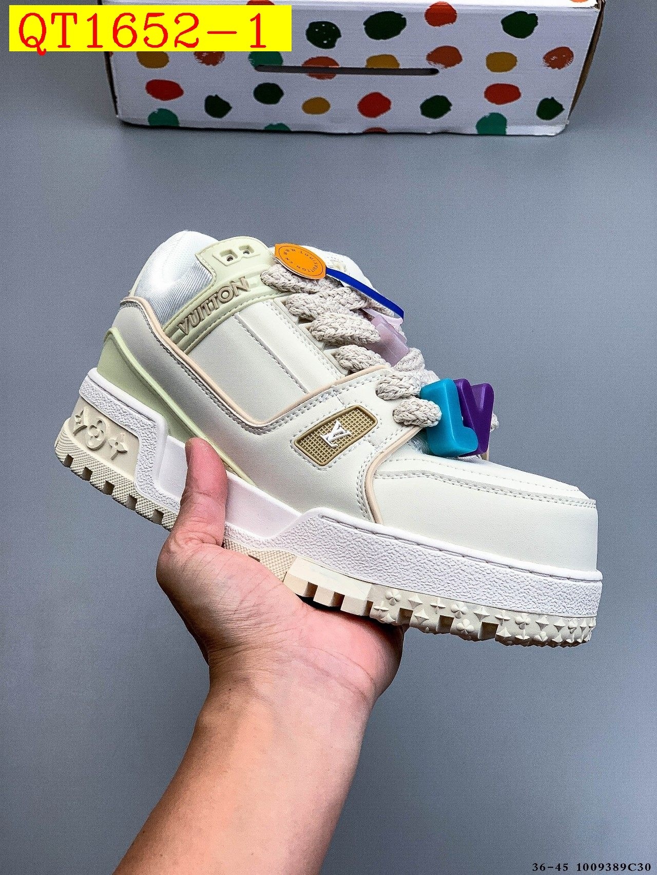 68$ Louis Vuitton LV Trainer Maxi Size 36-45 534020 QT1652 gallery