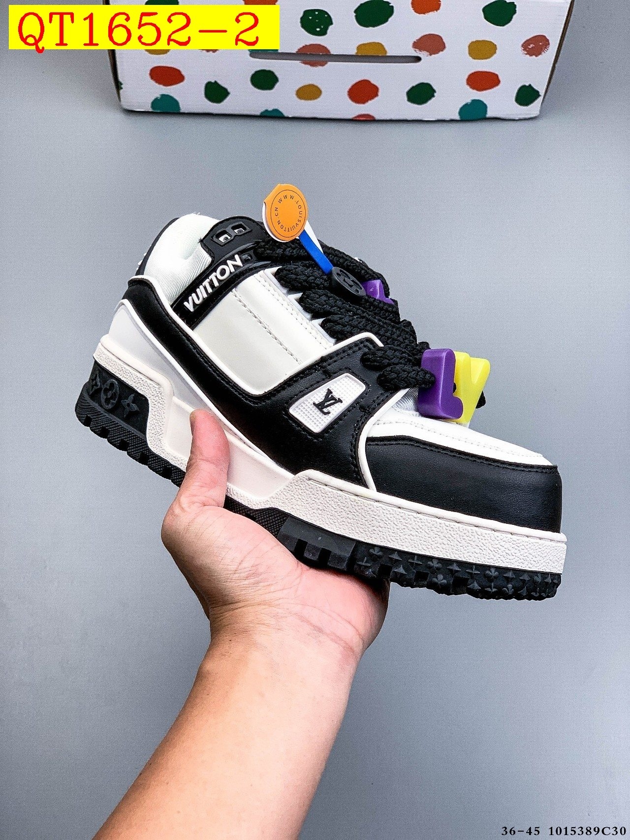 68$ Louis Vuitton LV Trainer Maxi Size 36-45 534020 QT1652 gallery