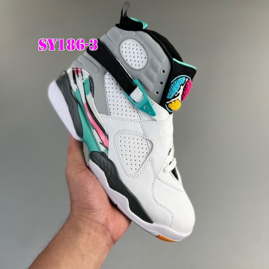 68$ Nike Air Jordan 8 Retro Size 40-47 437610 SY186 gallery