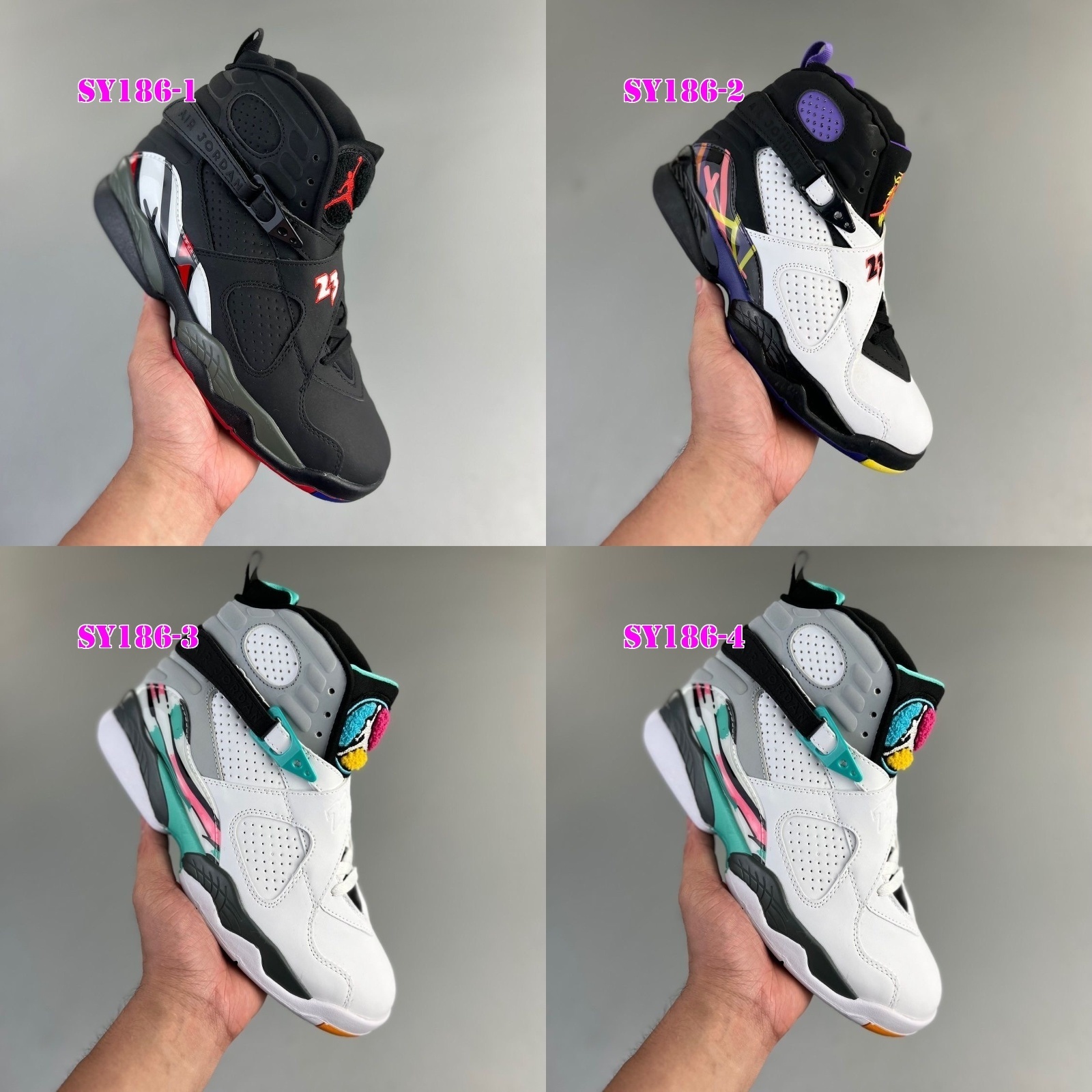 68$ Nike Air Jordan 8 Retro Size 40-47 437610 SY186 gallery