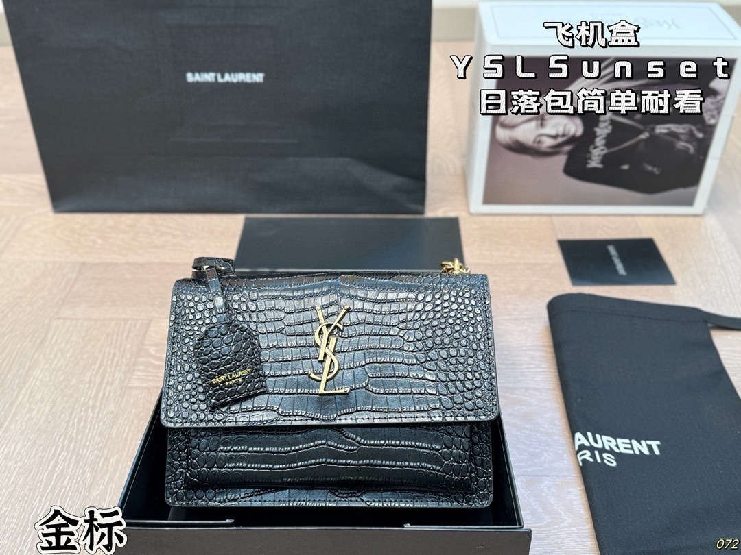 68$ Top Quality YSL Sunset Leather Size 22x16cm 339990 BF54 gallery