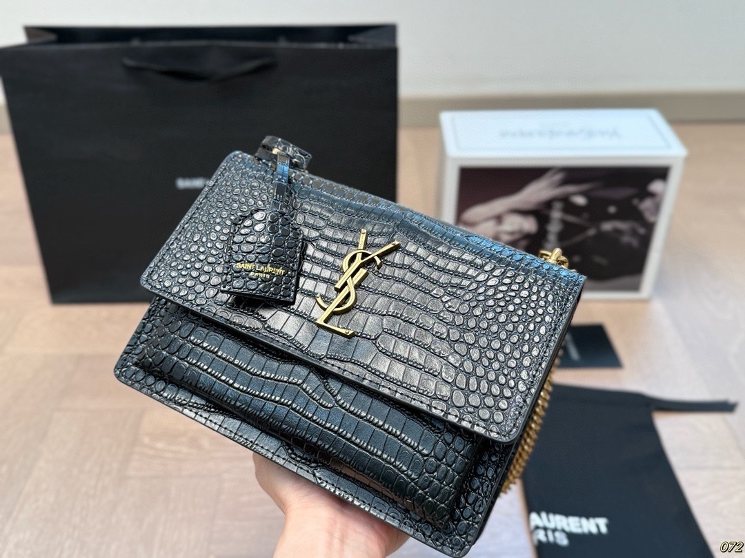 68$ Top Quality YSL Sunset Leather Size 22x16cm 339990 BF54 gallery