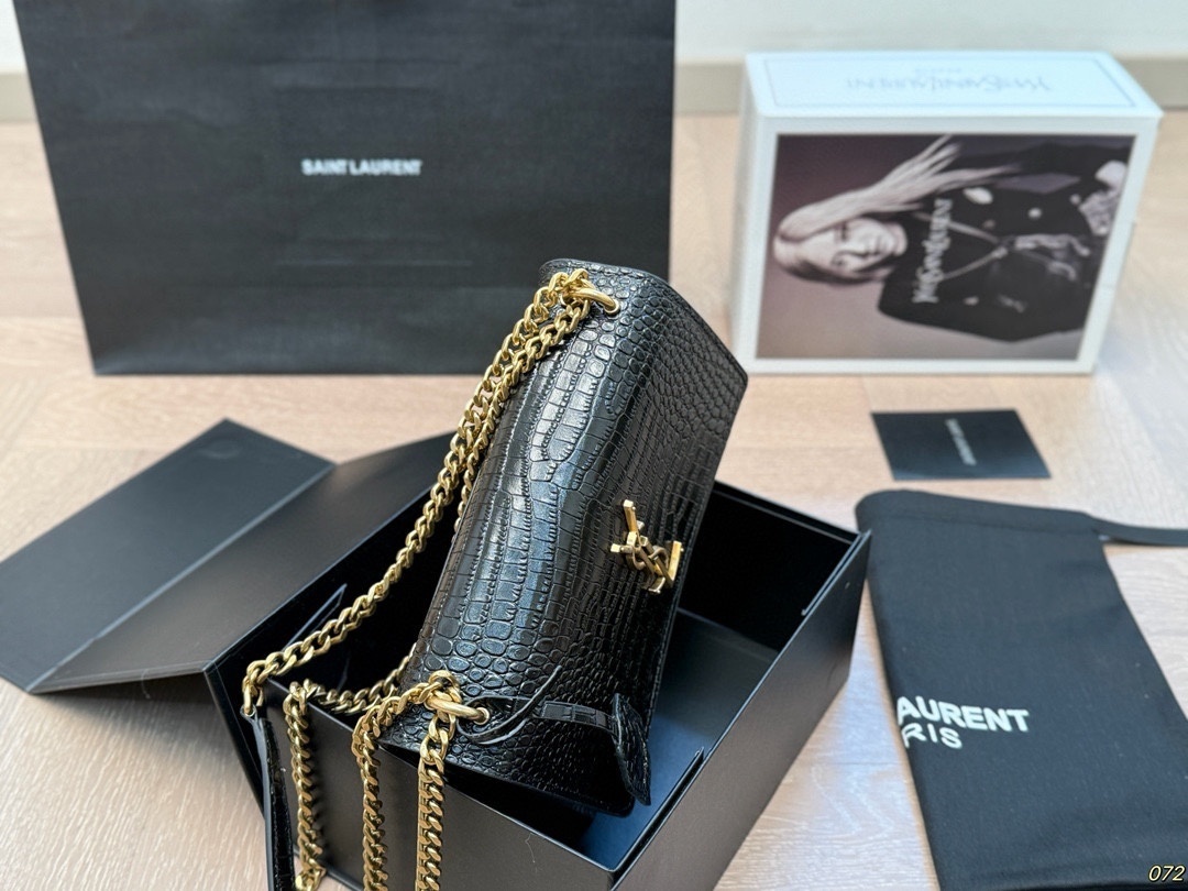 68$ Top Quality YSL Sunset Leather Size 22x16cm 339990 BF54 gallery