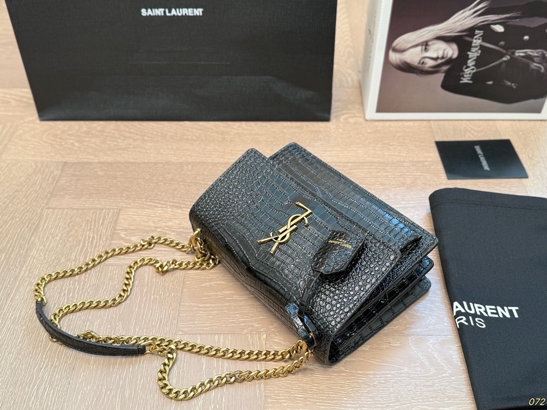 68$ Top Quality YSL Sunset Leather Size 22x16cm 339990 BF54 gallery