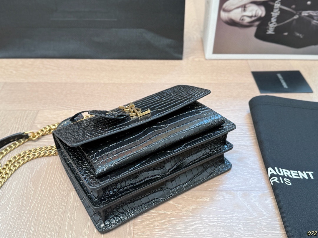 68$ Top Quality YSL Sunset Leather Size 22x16cm 339990 BF54 gallery