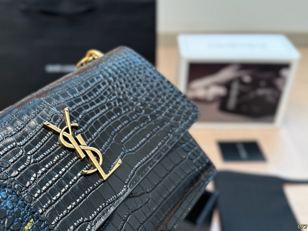 68$ Top Quality YSL Sunset Leather Size 22x16cm 339990 BF54 gallery