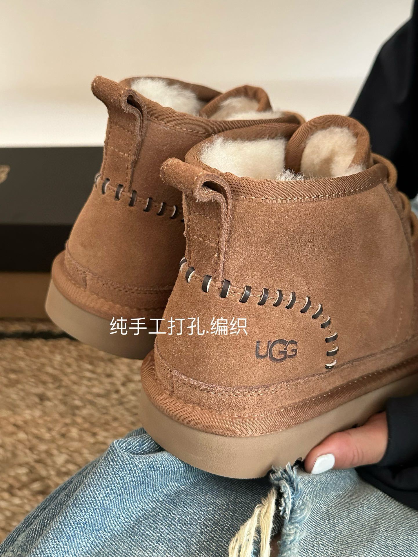 68$ new_dh Top Quality UGG Boot Leather Wool Size 40-44 94603046443 UG220 gallery