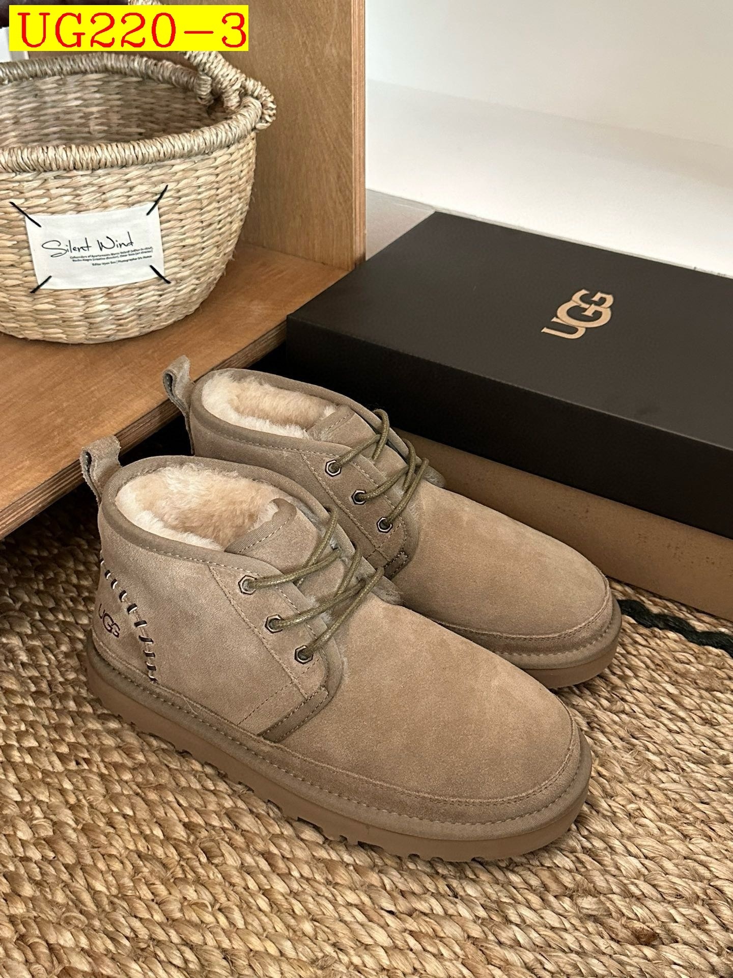 68$ new_dh Top Quality UGG Boot Leather Wool Size 40-44 94603046443 UG220 gallery